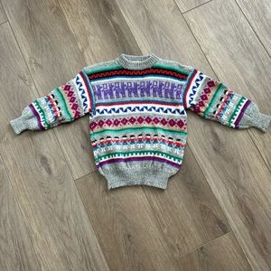 Alpaca del Sur. Handmade in Peru child’s sweater.
